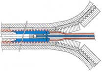 blow moulding corrugated pipe forming machine