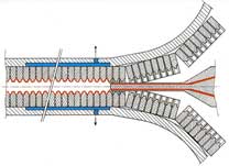 vacuum forming corrugated pipe forming machine