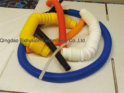 Corrugated tubing making machine